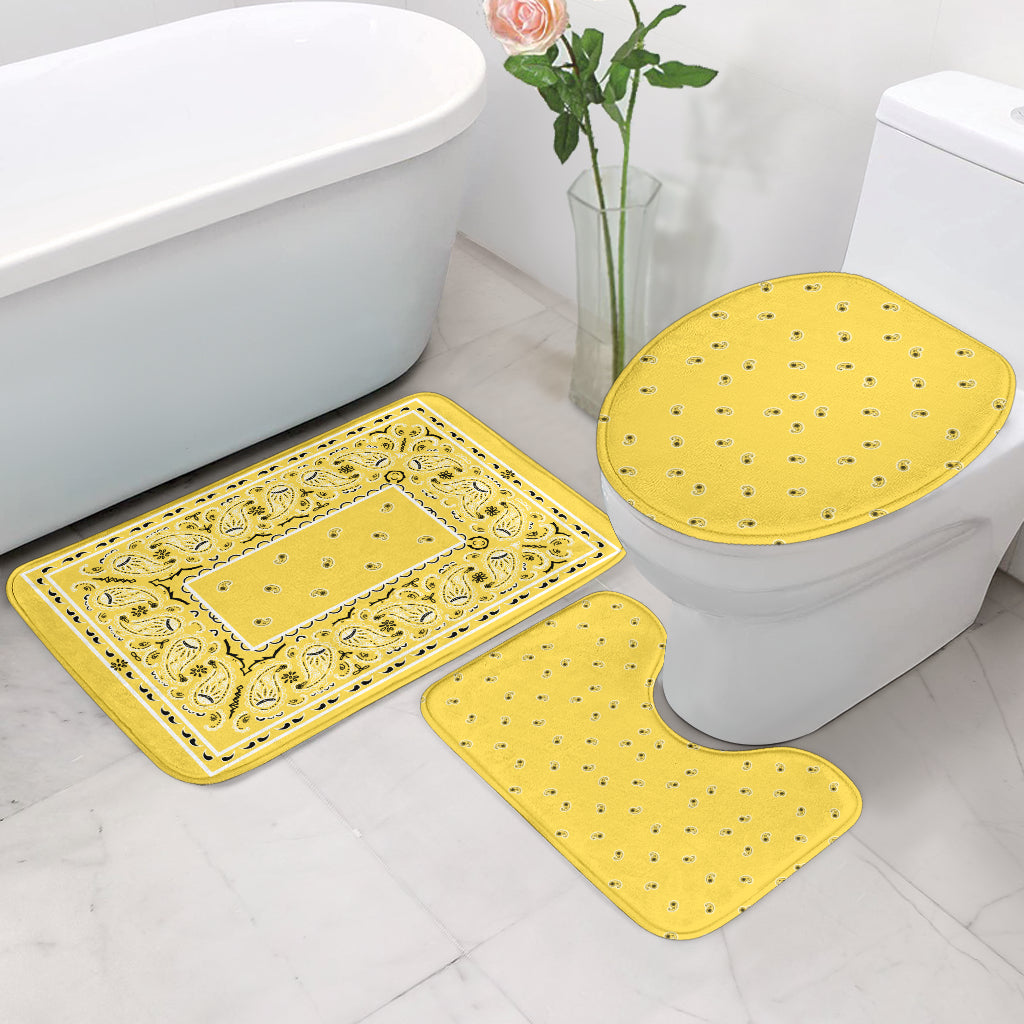 Bathroom Set - Classic Yellow Bandana
