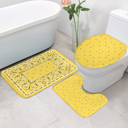 Bathroom Set - Classic Yellow Bandana
