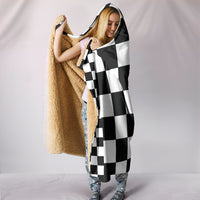 Ultimate Checkered Hooded Blanket