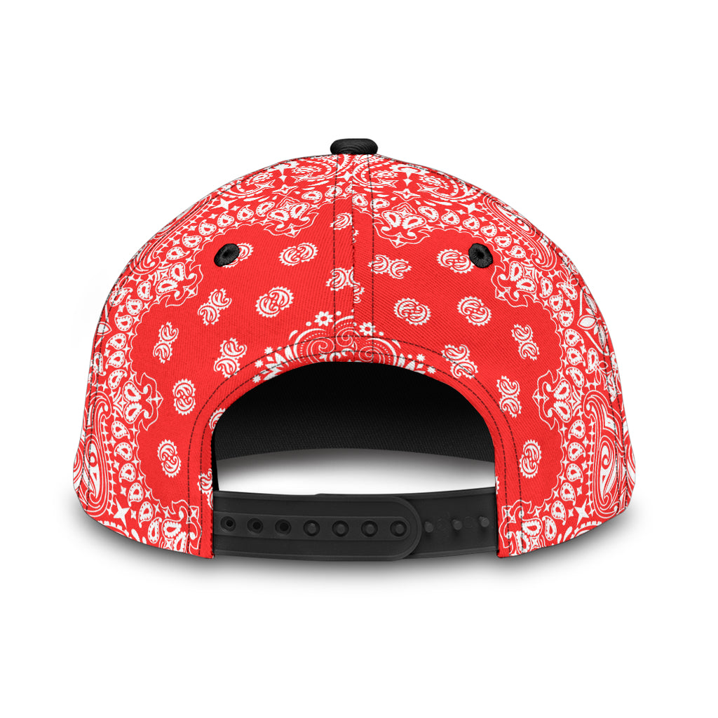 Classic Cap - 2-  Red and White