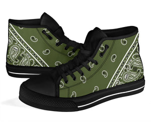 High Tops - Army Green OG Bandana