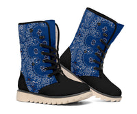 Women's Winter Boots - Bandana3 Navy and Black