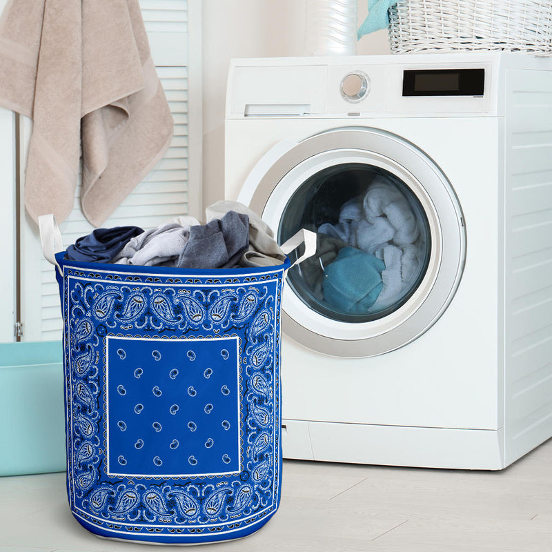 Laundry Hamper - Blue Original Bandana