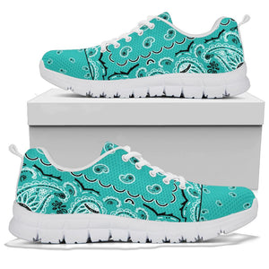 Low Top Sneaker - Sea Foam Green on White