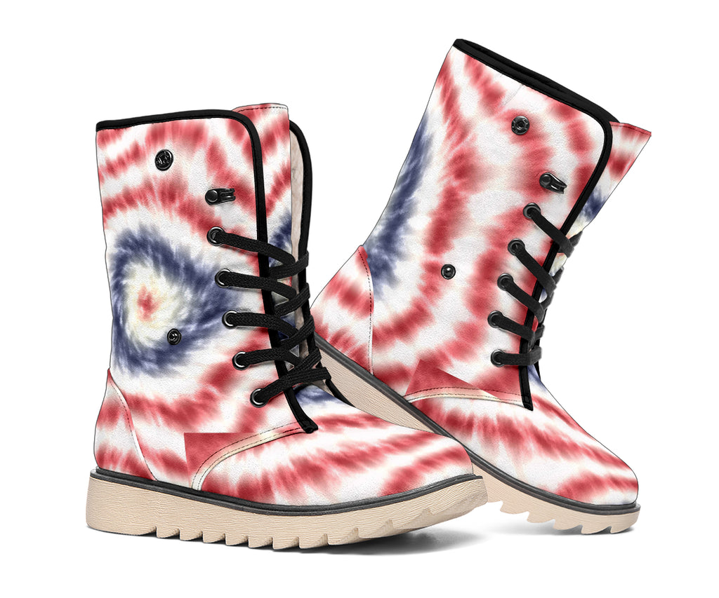 Women's Winter Boots - Tye Dye RWBlue