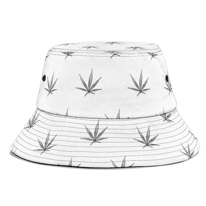 Mary Jane in White Bucket Hat