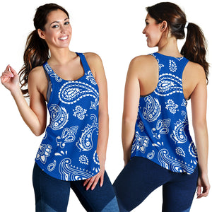 Women's RacerBack Tank - Cobalt Blue