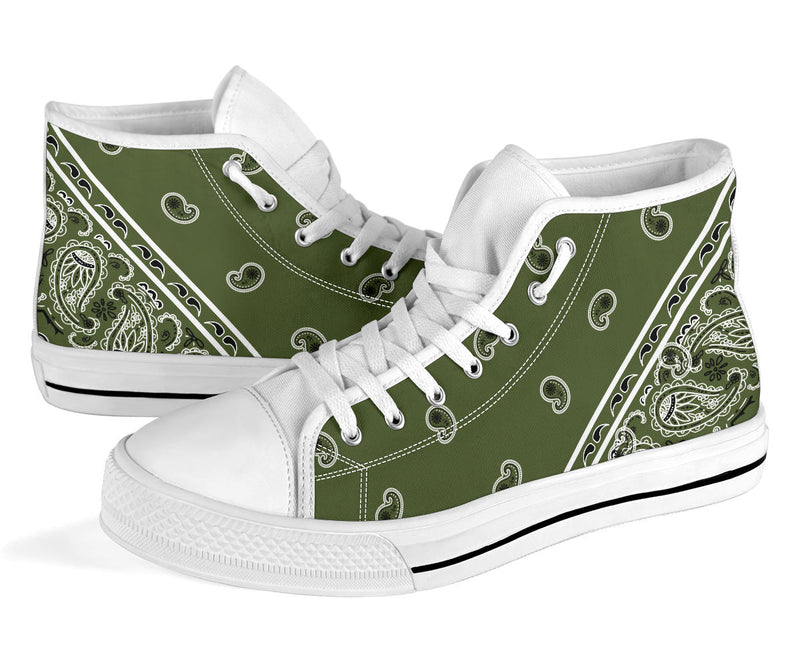 High Tops - Army Green OG Bandana