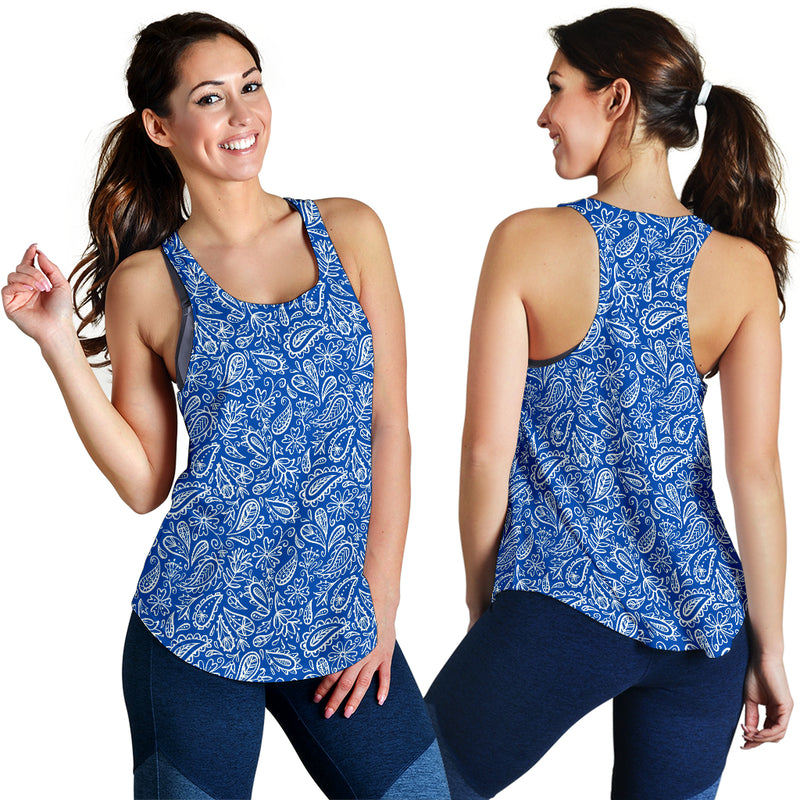 Women's Racerback Tank - Cobalt Blue