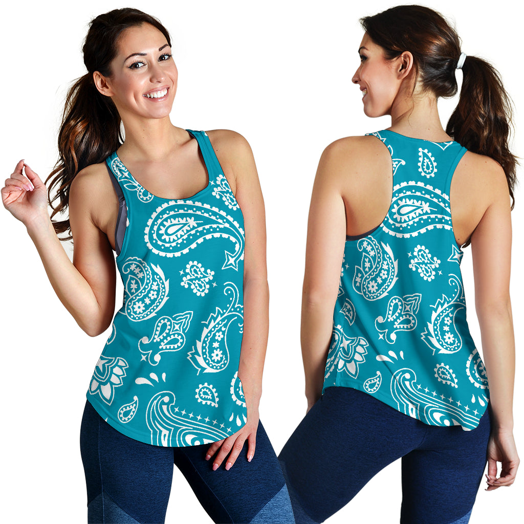 Women's Racerback Tank - Teal