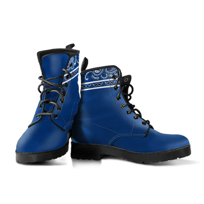 Bandana Navy Leather Bandana Boot