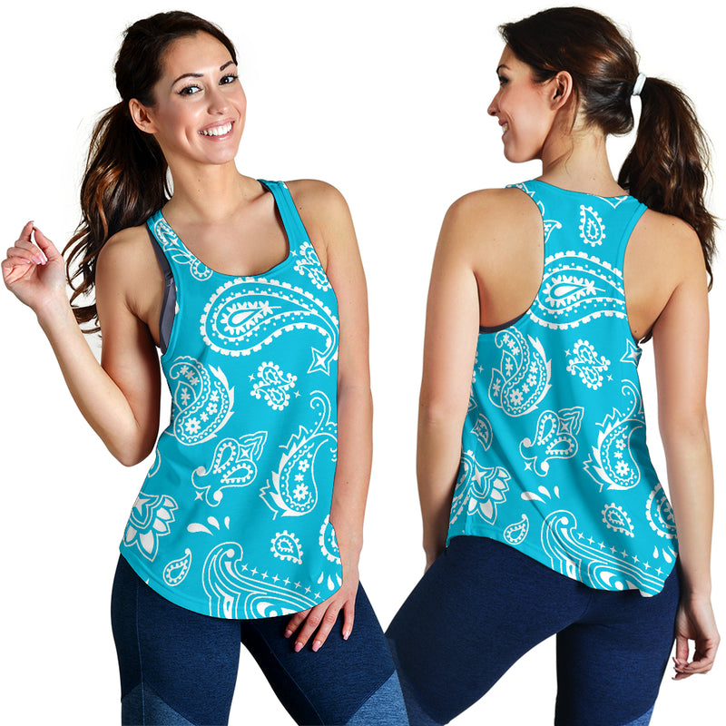 Women's Racerback Tank - Lt Teal