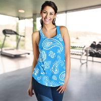 Women's Racerback Tank - Lt Blue