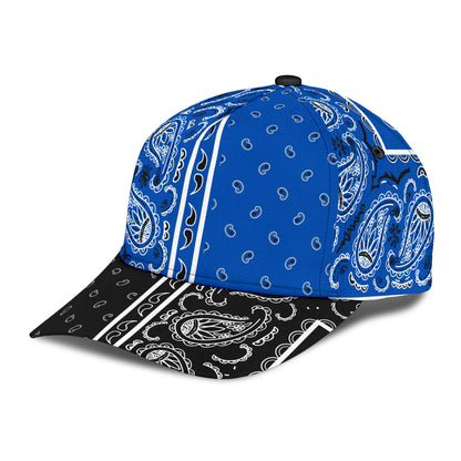 Classic Cap - Dk Blue Bandana Style V3