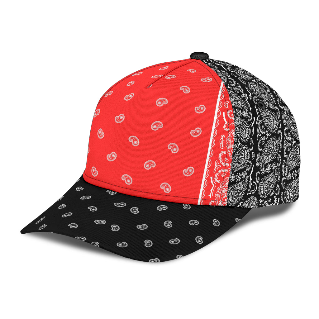 Classic Cap - Black Red and White