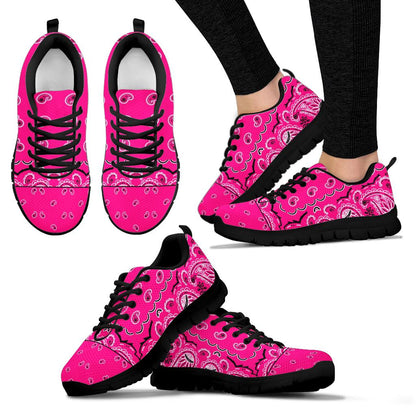 Low Top Sneaker - Abruptly Pink on Black