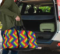 Rainbow Zig Zag Bag Travel Bag