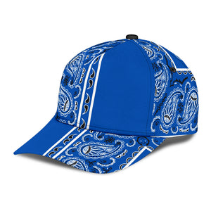 Classic Cap - Blue Bandana Style