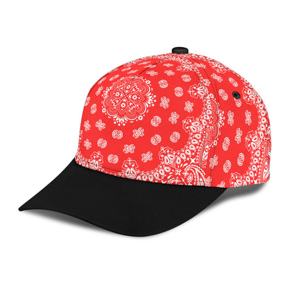 Classic Cap - 2-  Red and White