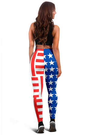 Women's Leggings - Stars and Stripes