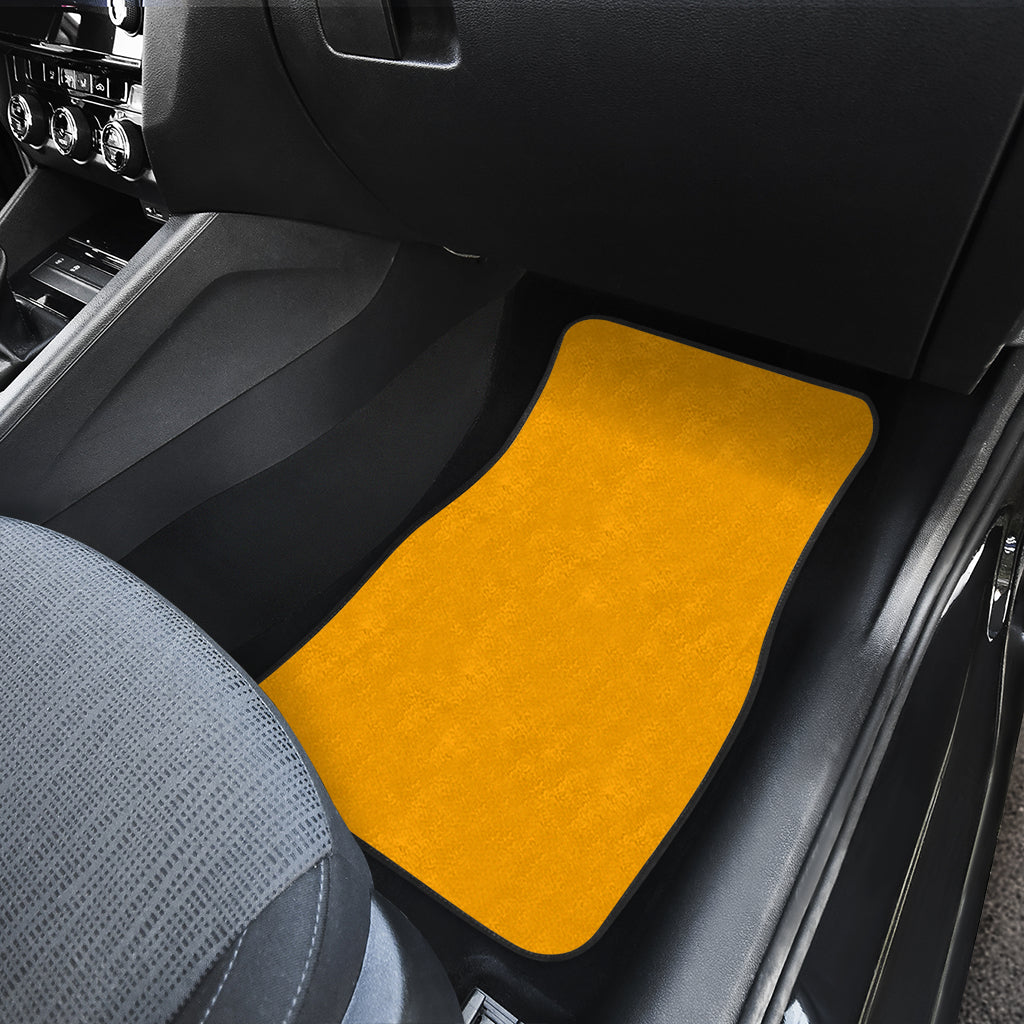 Car Floor Mats - Simple Orange