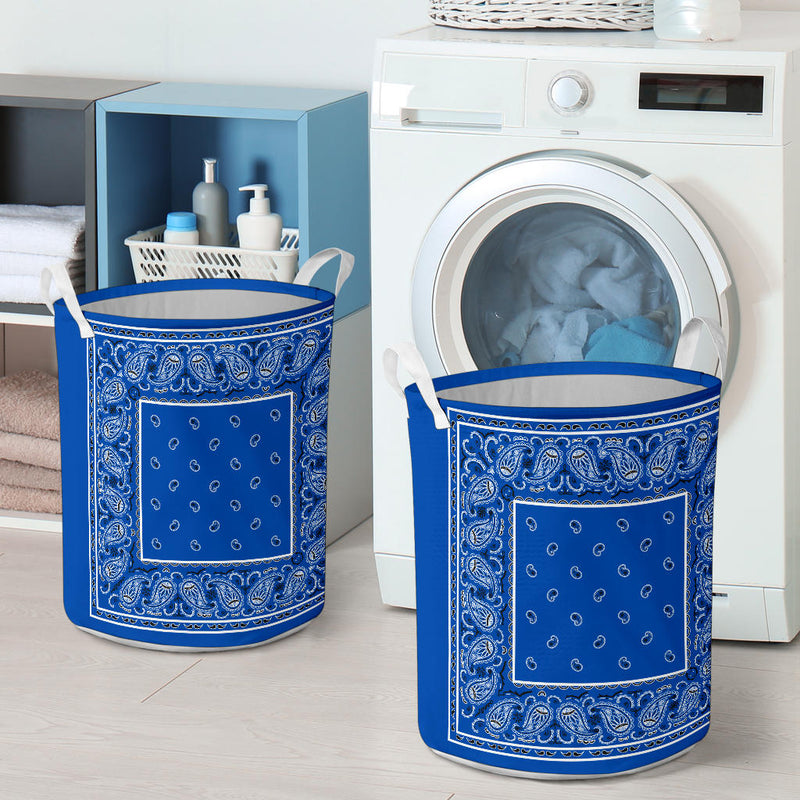 Laundry Hamper - Blue Original Bandana