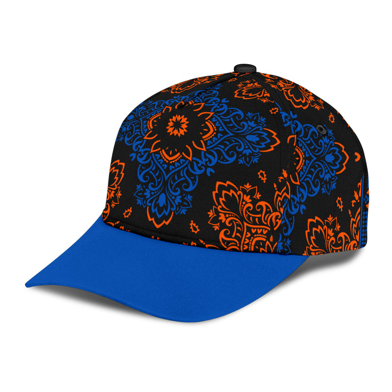 Classic Cap 3 Black, Cobalt, Orange Cobalt Bill