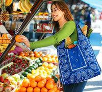 Grocery Bags - Cobalt OG Bandana 3 Pack