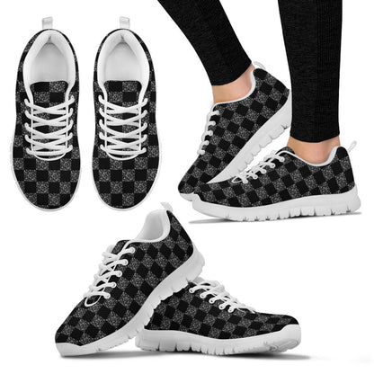 Low Top Sneaker - Black CheckerBoard