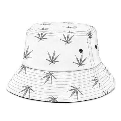 Mary Jane in White Bucket Hat