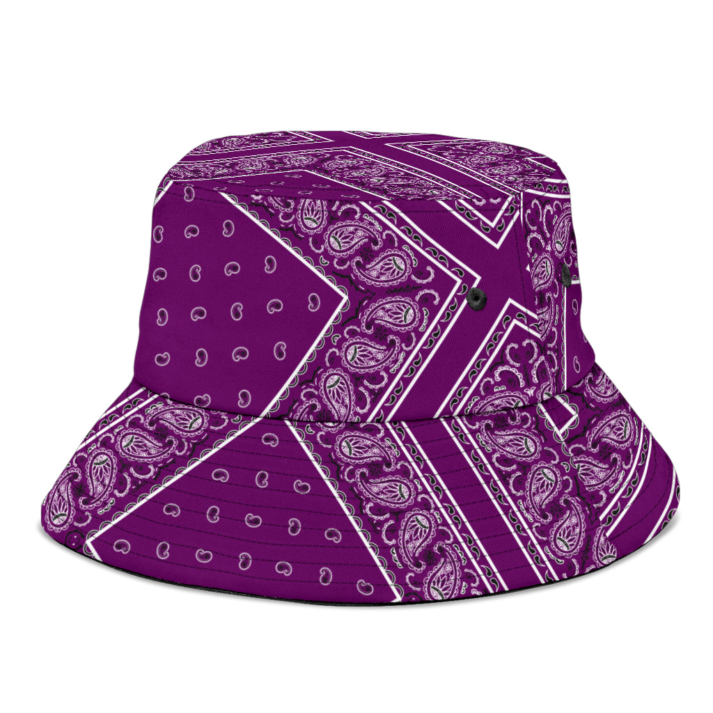 Wild Plum Bandana Bucket Hat