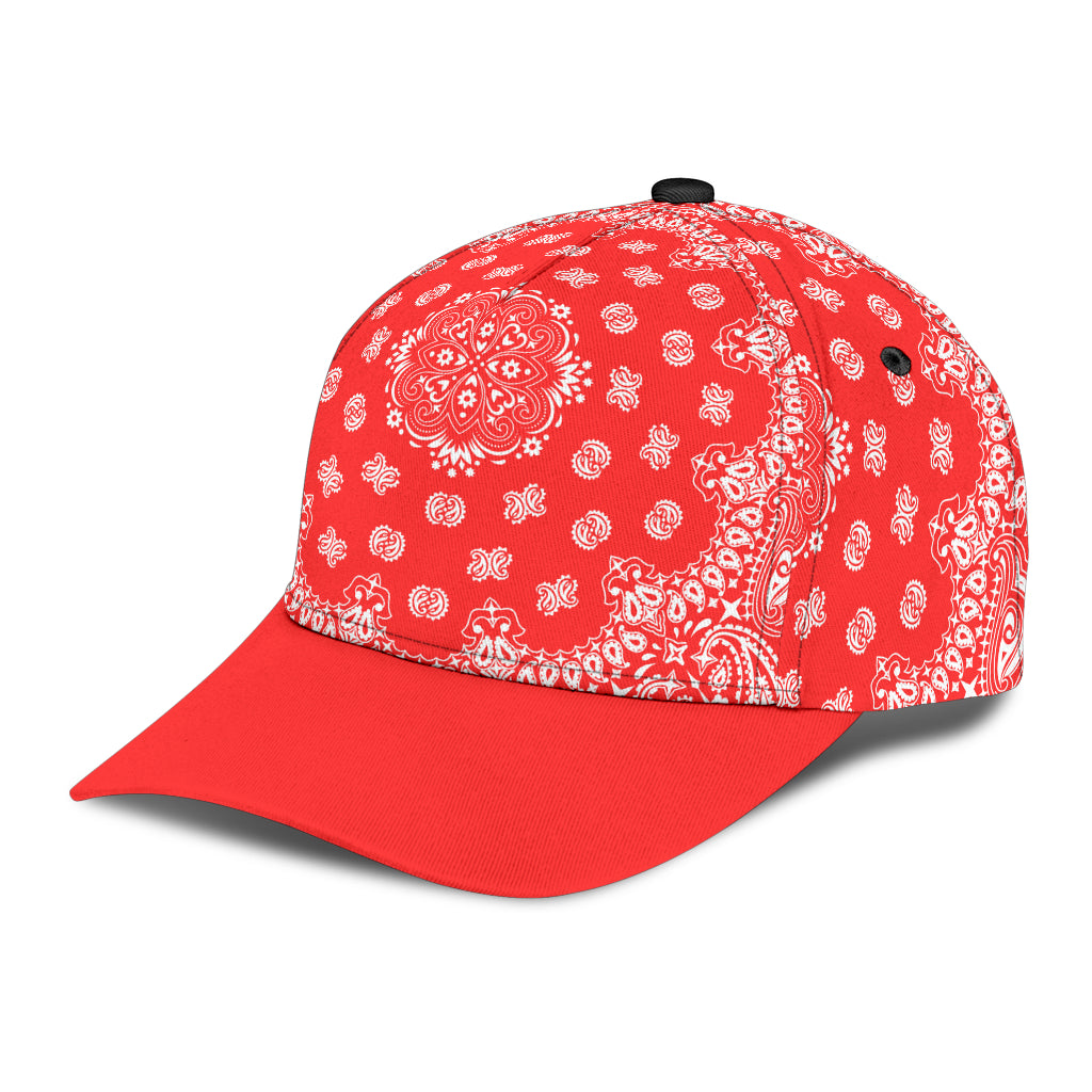 Classic Cap - 2-  Red and White