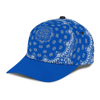 Classic Cap 2 - Gray on Blue Blue Bill