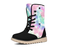 Women's Winter Boots - Pink Pastel w Black Toes