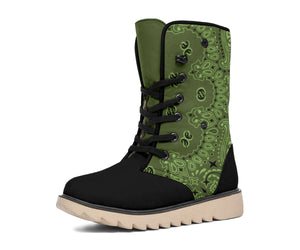 Women's Winter Boots - B3 Army Green & Black