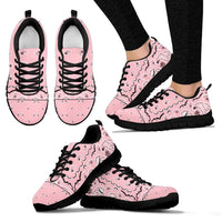 Low Top Sneaker - Strawberry Creme on Black