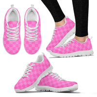 Low Top Sneaker - Pink CheckerBoard