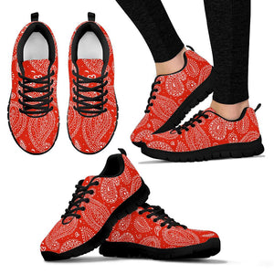 Low Top Sneaker - Red Heart Black Sole