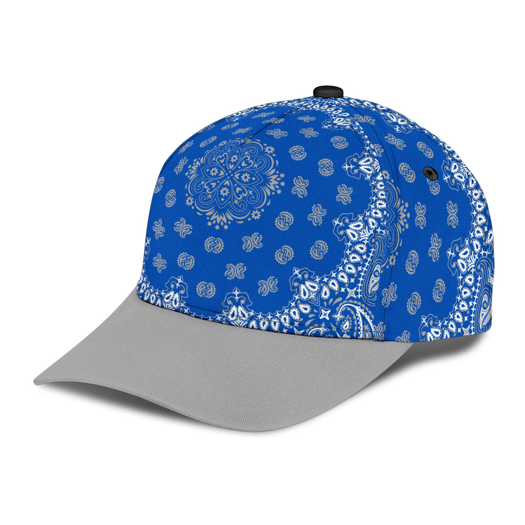Classic Cap 2 - Gray on Blue Gray Bill
