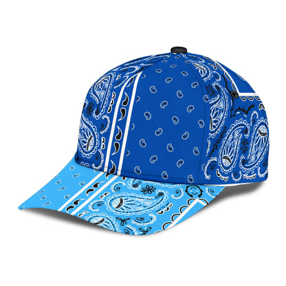 Classic Cap - Blue Bandana Style V3