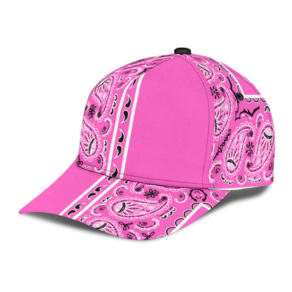 Classic Cap - Pink Bandana Style