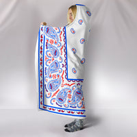 Hooded Blanket - Red White and Blue Bandana