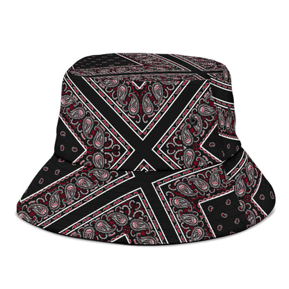 Wicked Black Bandana Bucket Hat