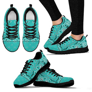 LowTop Sneaker - Sea Green on Black