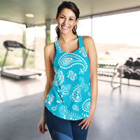 Women's Racerback Tank - Lt Teal