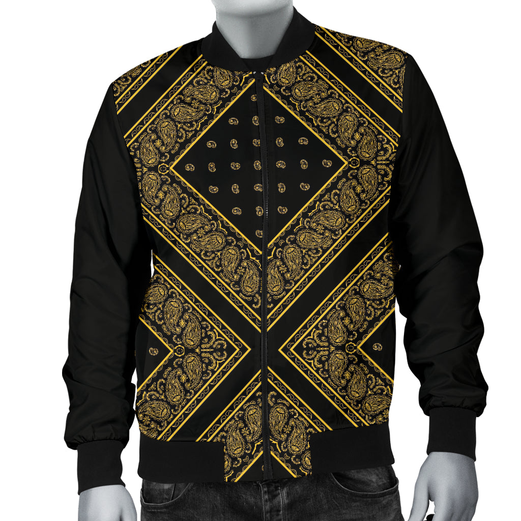Men's Yellow X Bomber Jacket 1