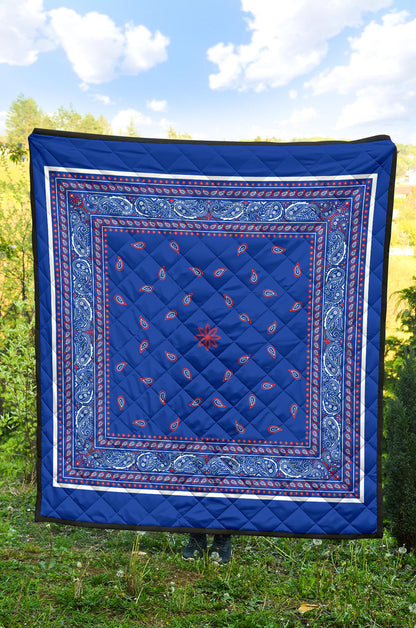 Quilt 4 Red White Blue Bandana Quilt