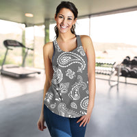 Women's Racerback Tank - Gray