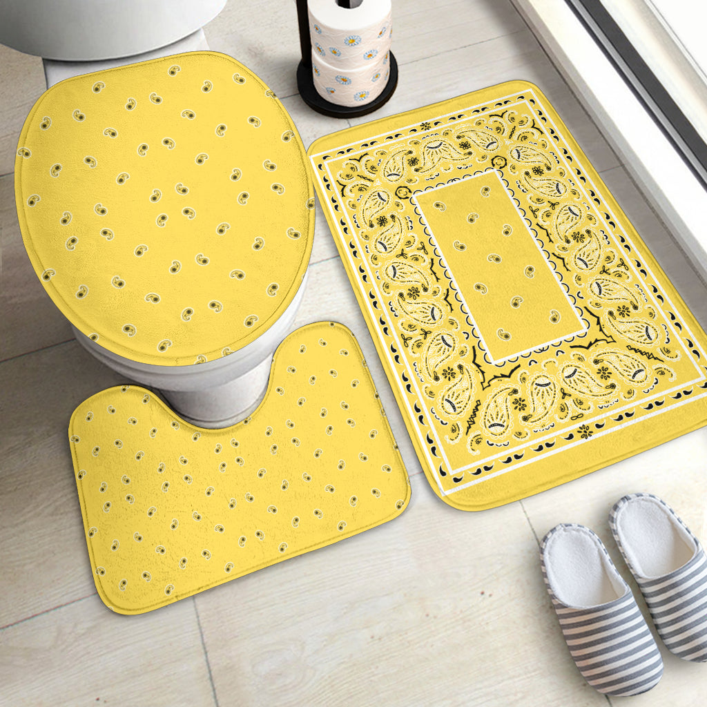 Bathroom Set - Classic Yellow Bandana