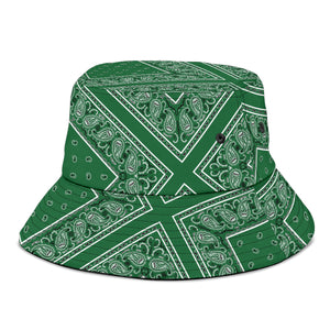 Classic Green Bandana Bucket Hat